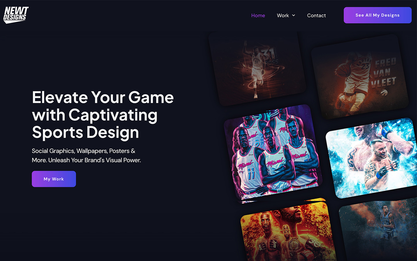 Newt Glass Website Design